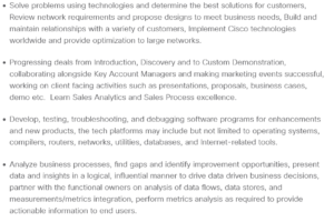 CISCO Vacancy